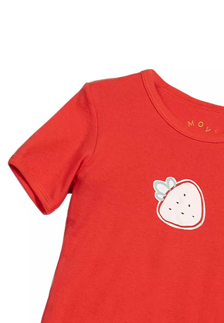 Move Strawberry Pajama Sets