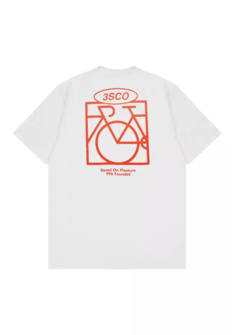 3Second Men's T-Shirt Short Sleeve Regular Fit Cotton Jorie OL-C950125