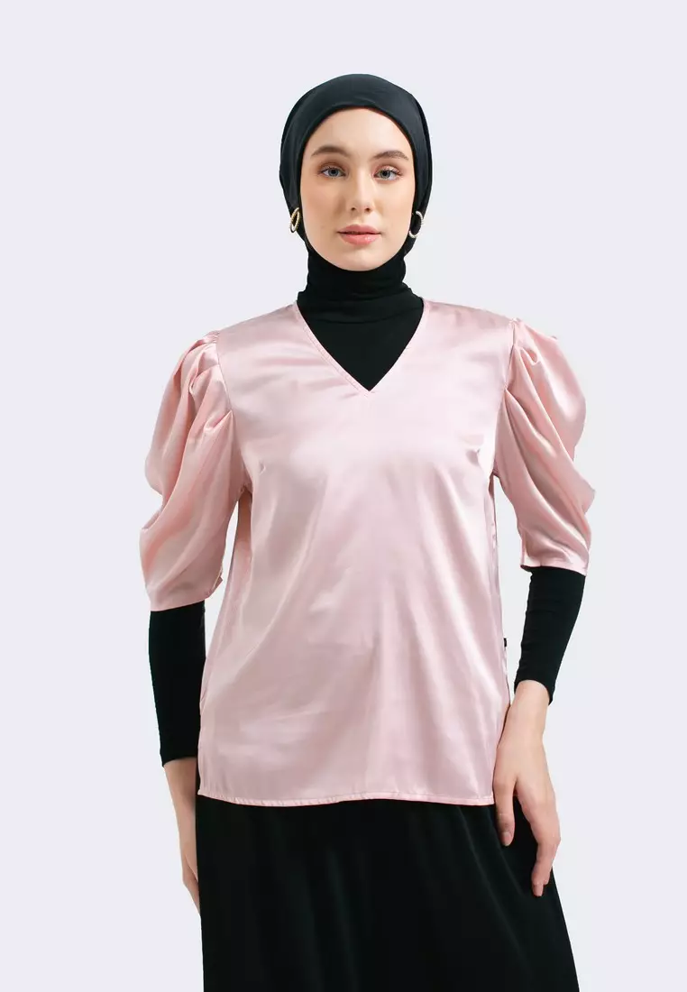 Kemeja Lengan Balon Wanita 071222