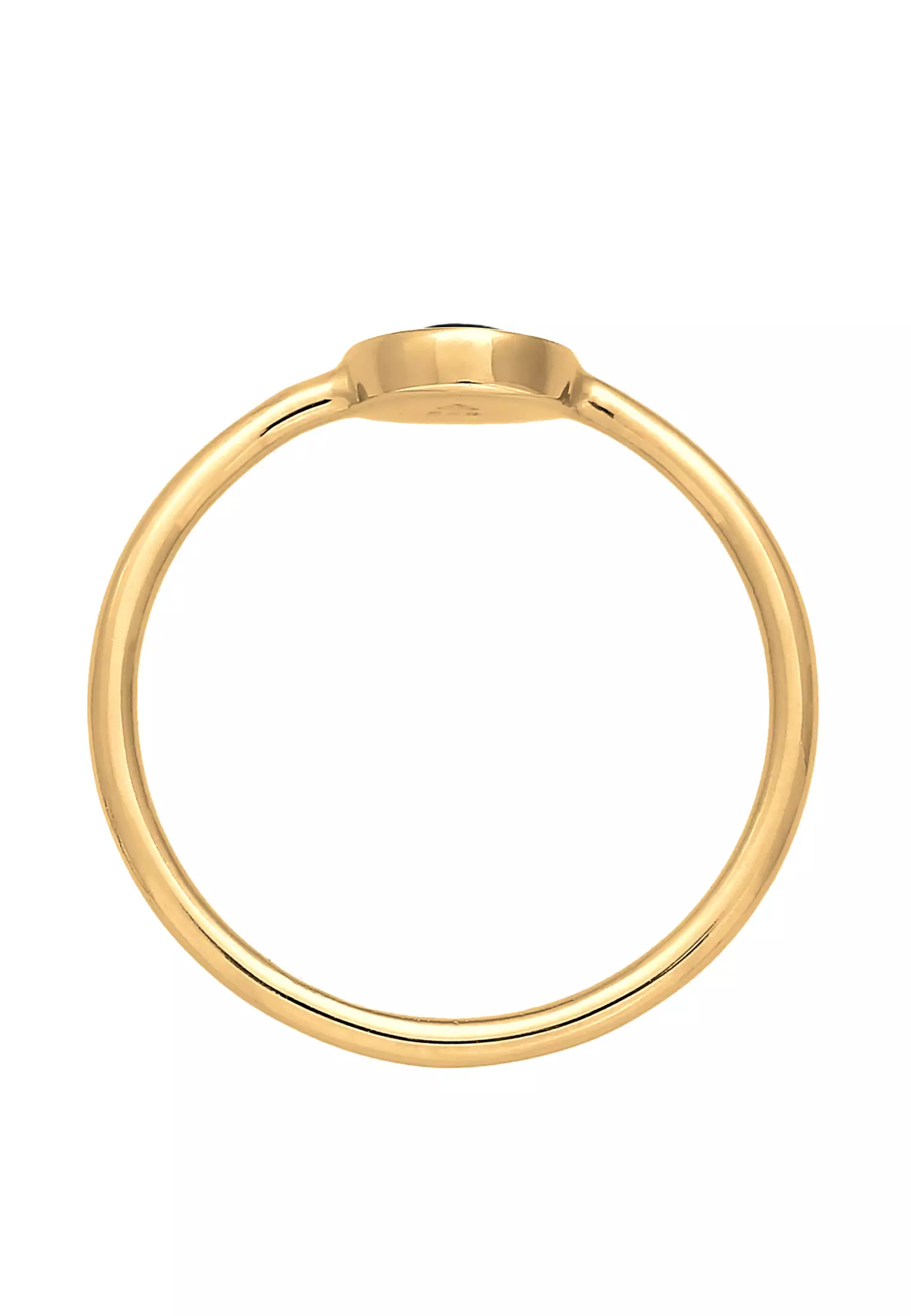 Ring Circle Gold Plated Enamel