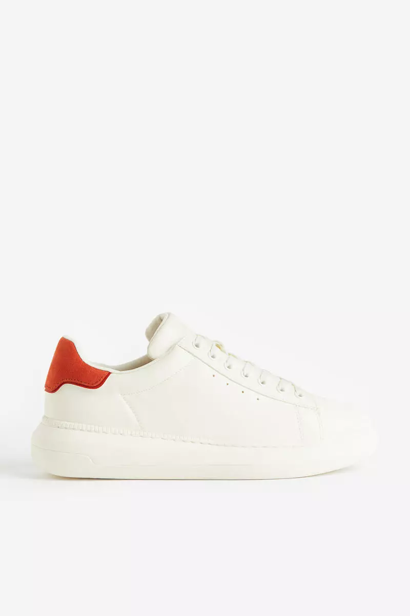 White on sale trainers h&m