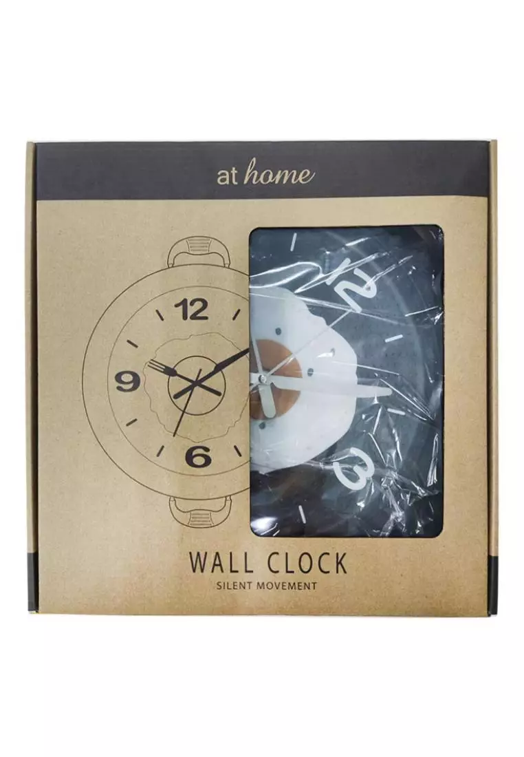 Buy At Home Braiser Pan Egg Silent Wall Clock 2023 Online ZALORA
