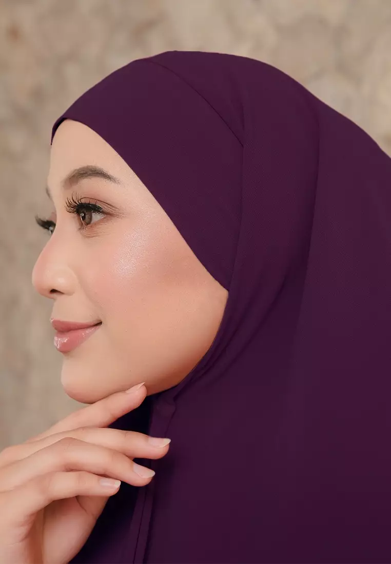 KHIBAN KHAIRA MAGNET PLUS NIQAB - DARK PURPLE