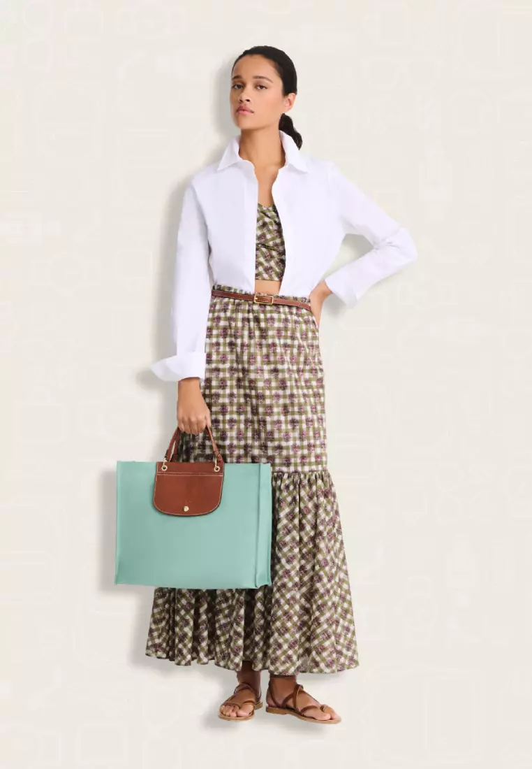 Longchamp Cabas L Tote Bag Vervain