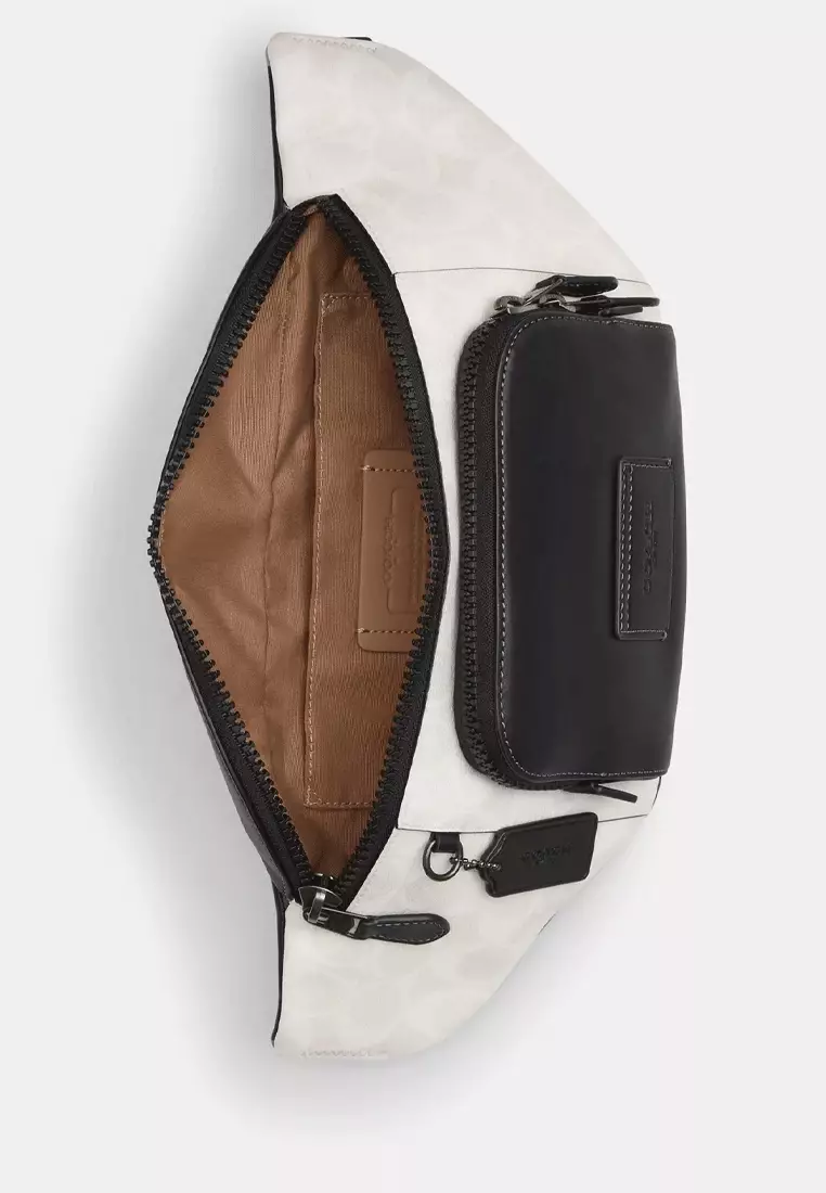 Coach COACH Track Belt Bag In Colorblock Signature Canvas 2024 Buy