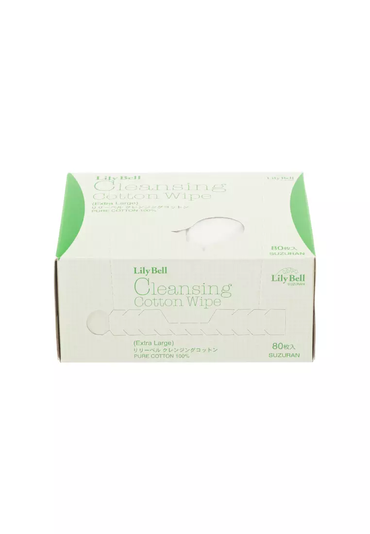 SUZURAN Cleansing Cotton Wipe (Extra Large) 80piece