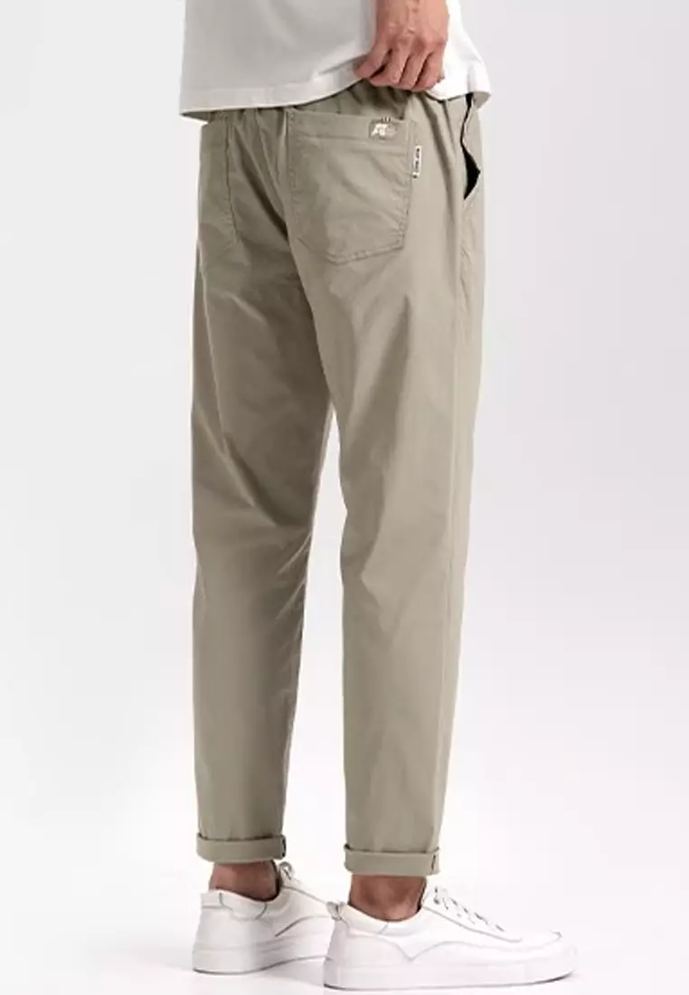 Elasticated Waist Slim Pants