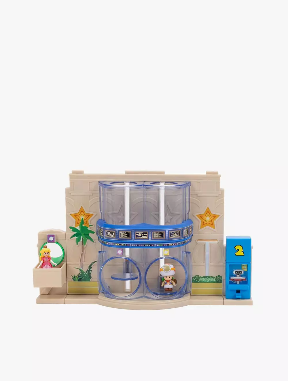 The Super Mario Galaxy Movie – Gateway Galaxy Diorama Set with 1.5” Princess Peach and Exclusive Cap - SM8432274