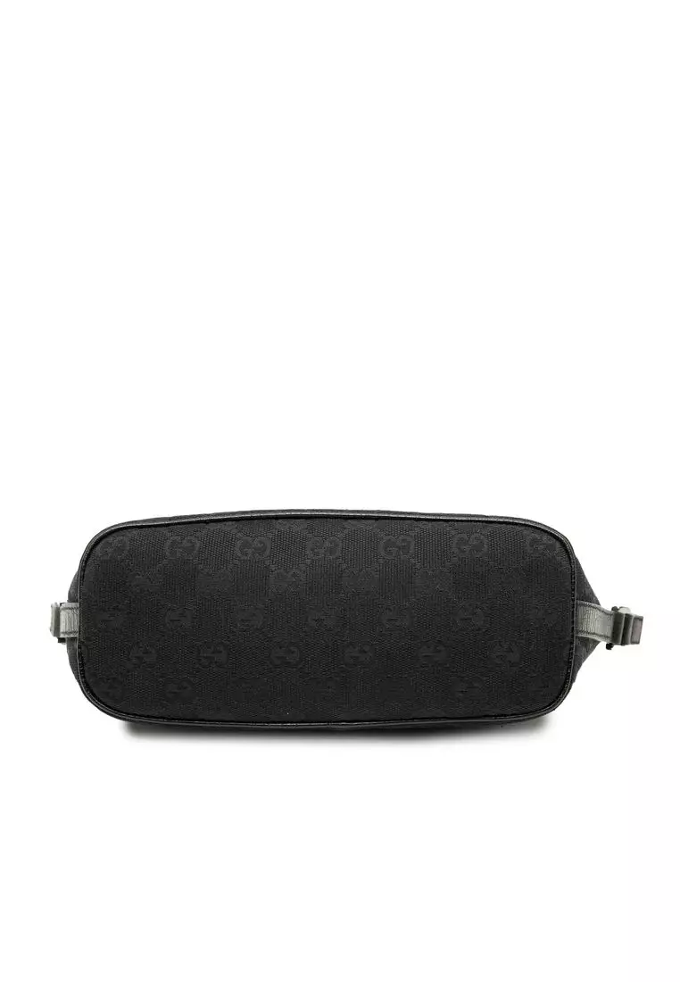 Pre-Loved Gucci Gg Canvas Web Boat