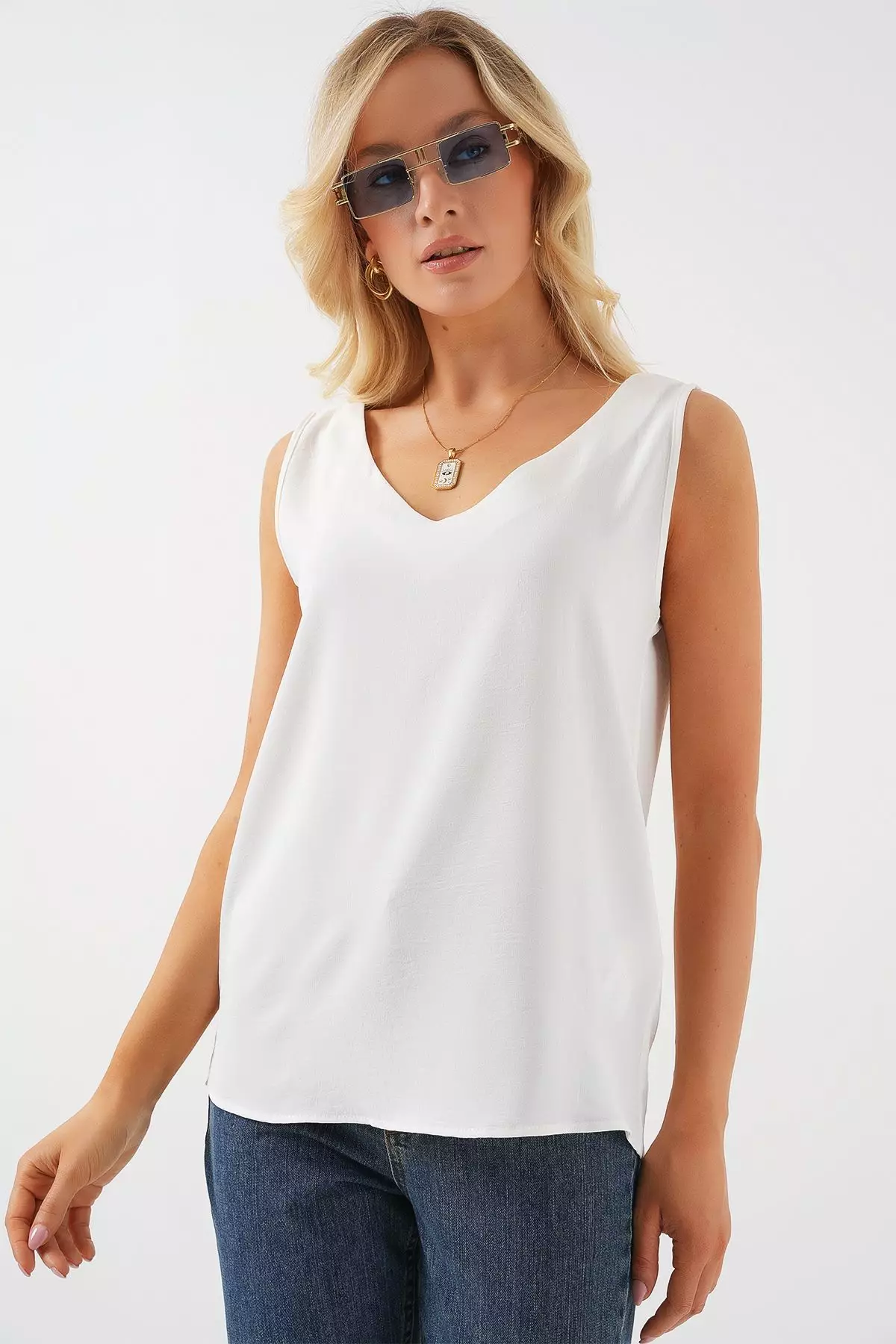 V-Neck Blouse