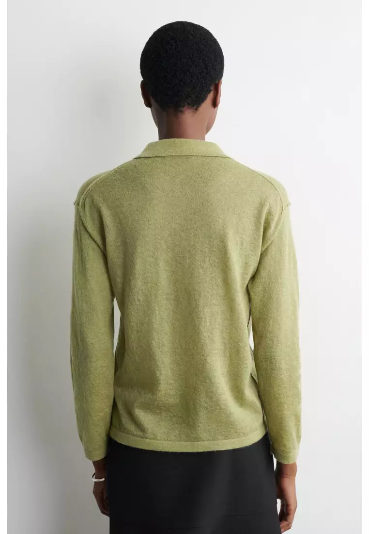 KNITTED MOHAIR-BLEND SHIRT