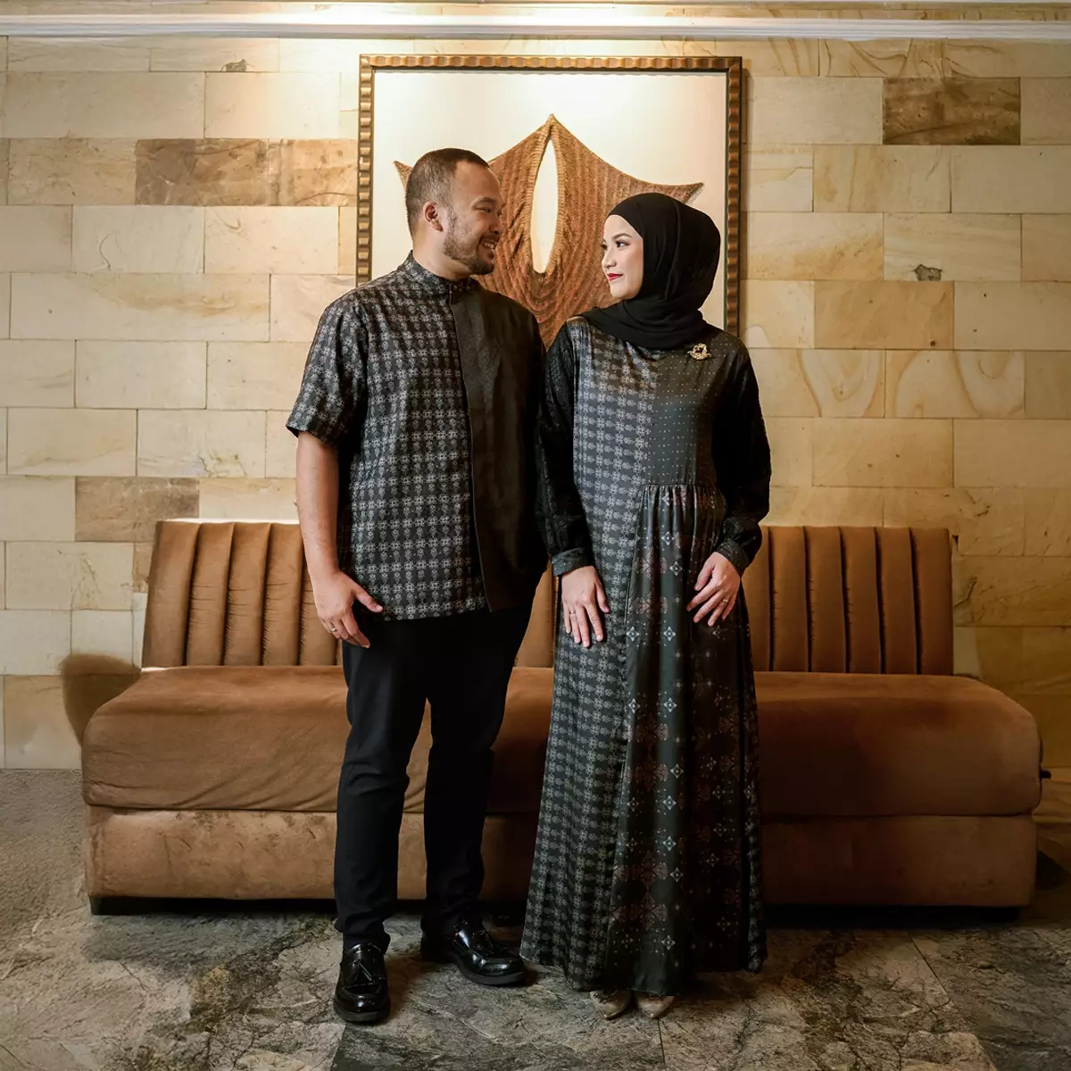 ZM Zaskia Mecca - Kanae Ink Gamis Wanita Premium - Teman Serumpun - Edisi Kamboja