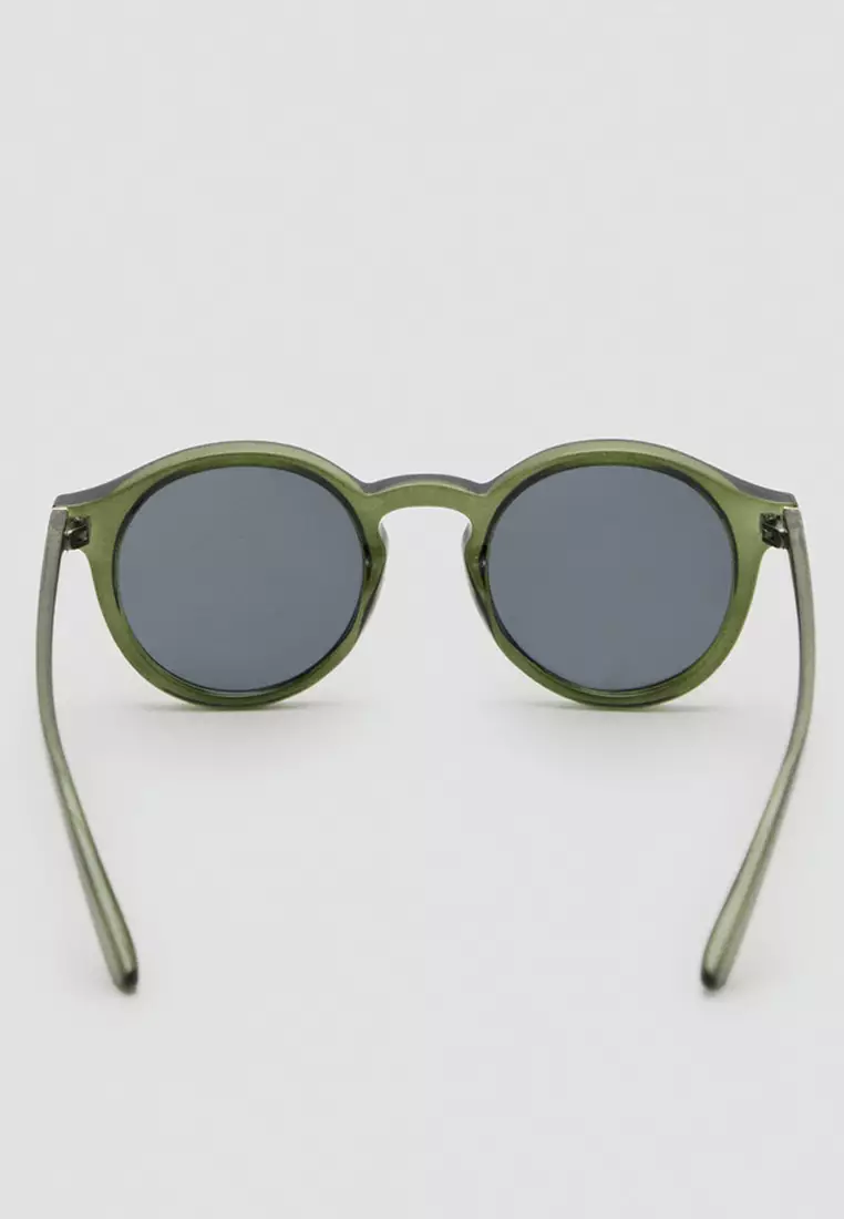 Semi-Transparent Frame Sunglasses