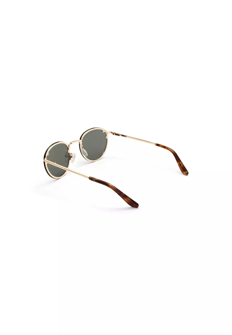 STEEL ARCH Rose gold Eastern Fit GREEN - DW Eyewear - Sunglasses for men and women