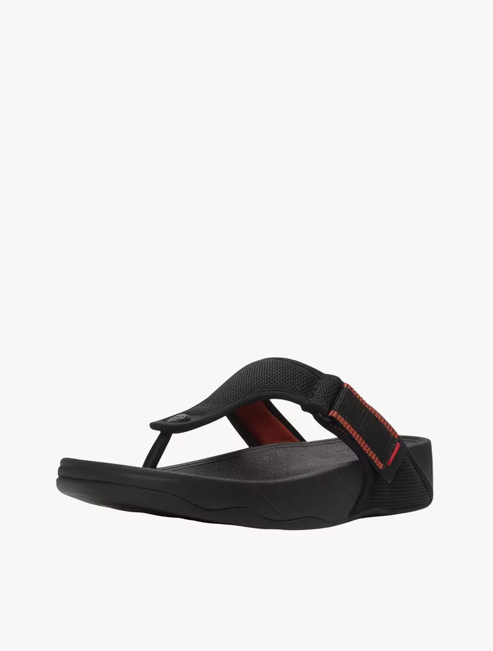 Fitflop Trakk Mens Adj. W/Resistant Mesh Toe-Post Men's Sandals - Black/Terracotta