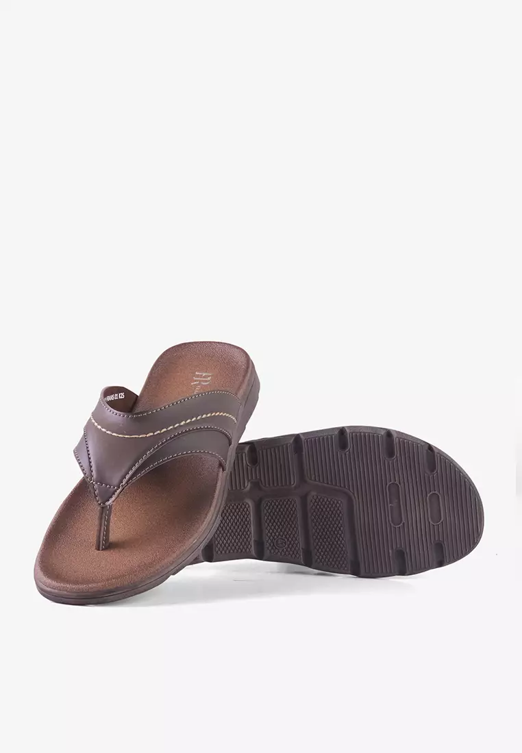 Sandal Jepit Pria Flip Flop Kulit Anti Slip M.Franz 01