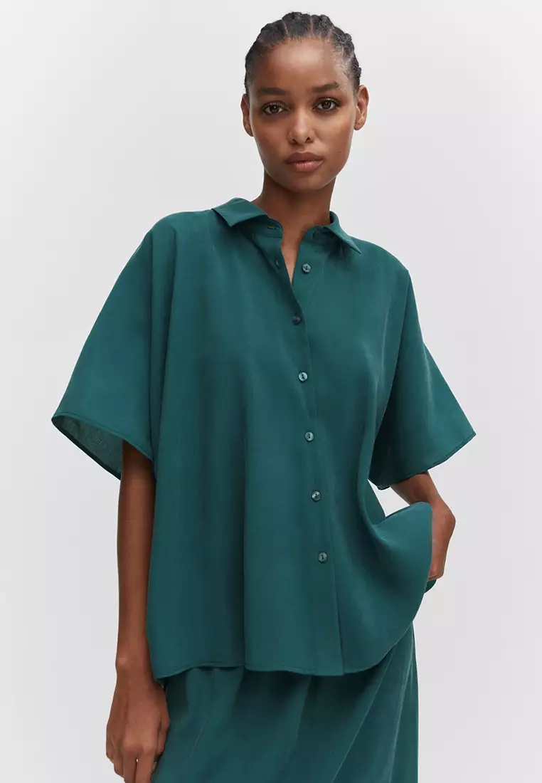 Oversized sales flowy shirts