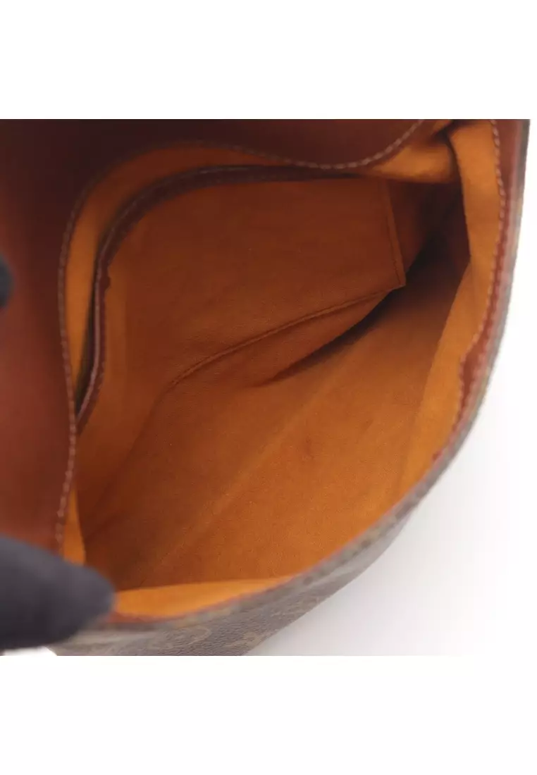 Pre-Loved Louis Vuitton Musette Salsa short strap monogram Shoulder bag PVC leather Brown