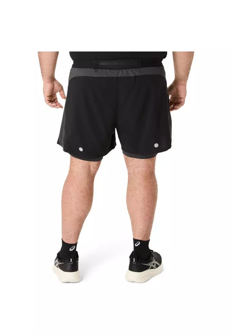 Buy ASICS Men ROAD 2N1 5IN SHORT 2026 Online | ZALORA