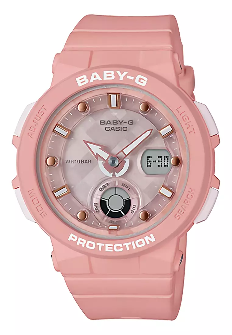 Jual Casio Casio Baby G Jam Tangan Wanita Peach Resin Strap