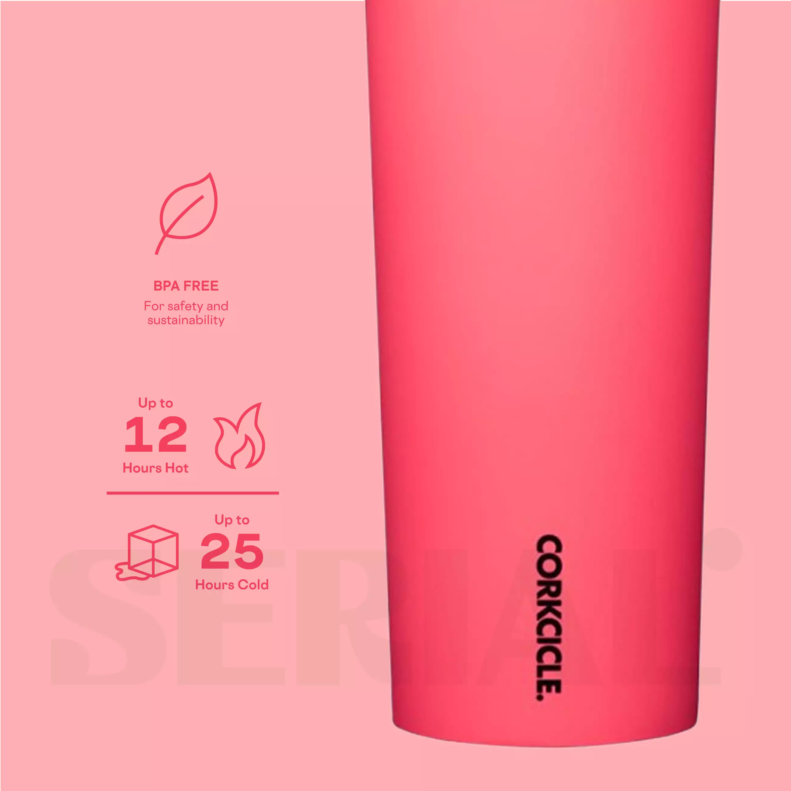 Jual Corkcicle CORKCICLE® Series A Sport Canteen 32oz Paradise Punch