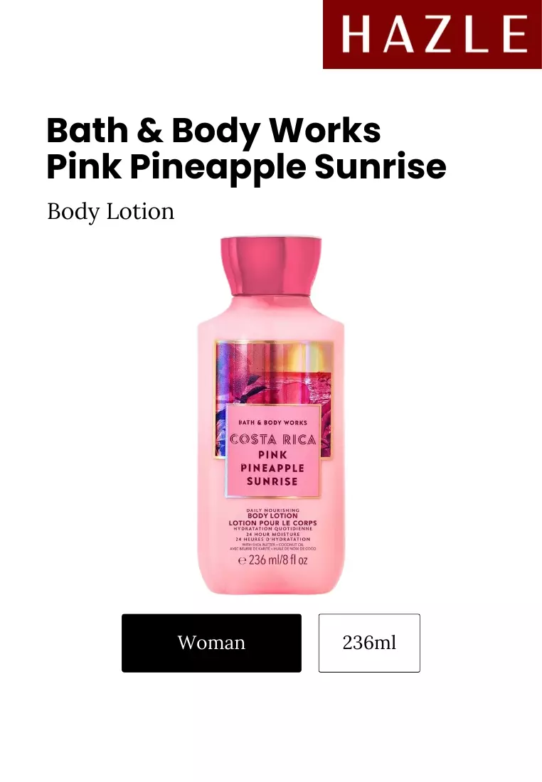 Bath & Body Works Costa Rica Pink Pineapple Sunrise Body Lotion Woman 236 ml