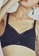 ZITIQUE black Women's Chic 3/4 Cup Seamless Wire-free Soft Thin Push Up Bra - Black E02CDUSF942D1AGS_2