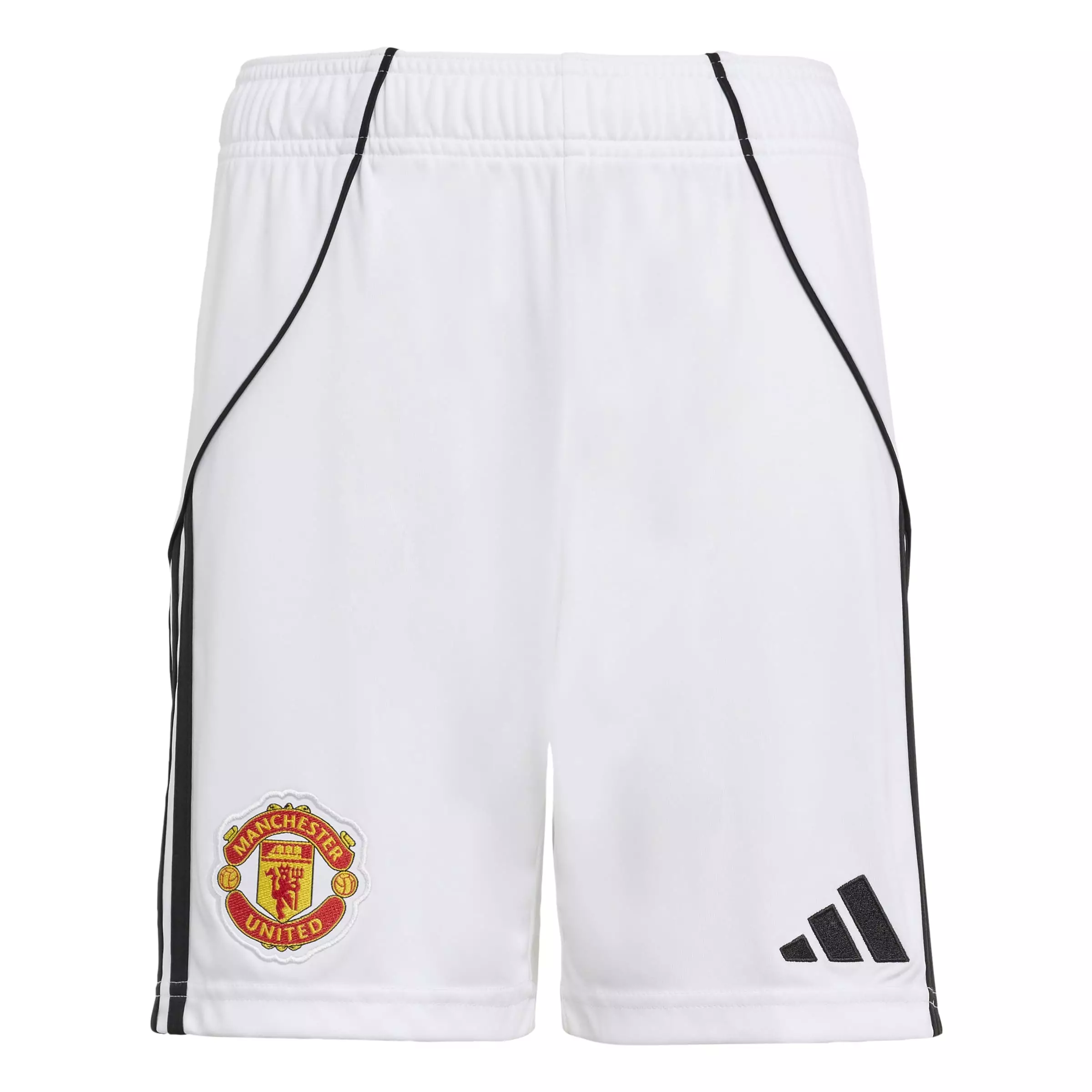 ADIDAS Manchester United 25/26 Home Shorts Kids JP3017 - Celana Anak (Putih)
