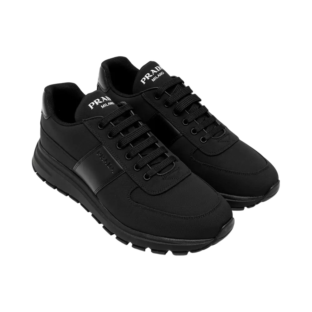 Nylon Tech Sneakers Black