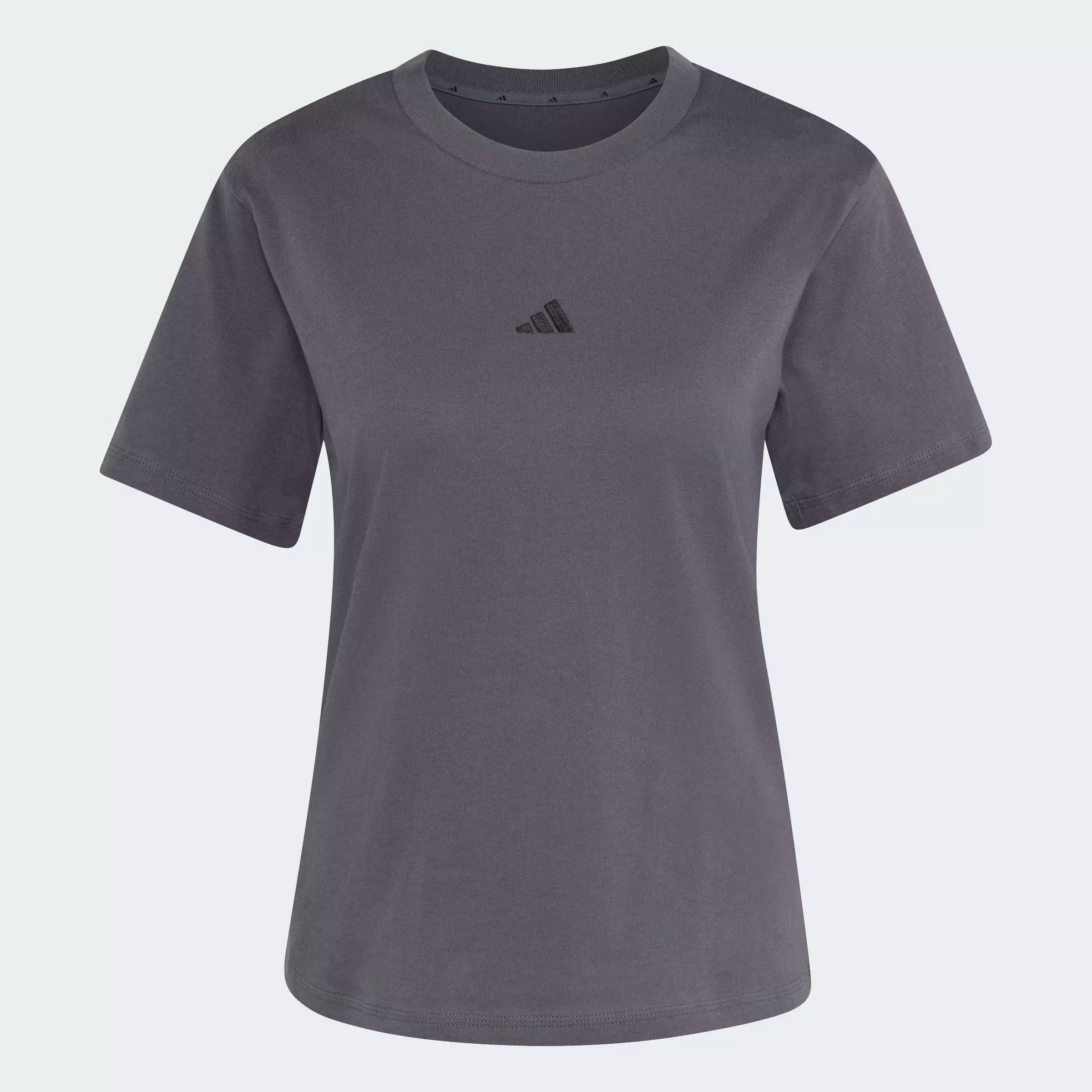 Lifestyle Essentials Small Logo Cotton Tee Women Grey KC5249