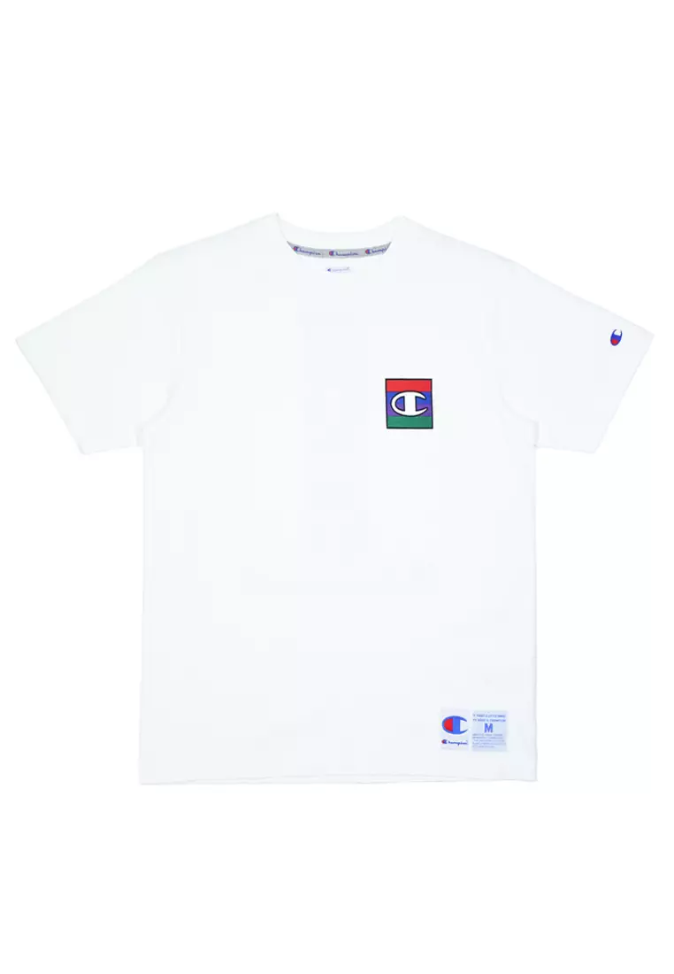 champion shirt black and white