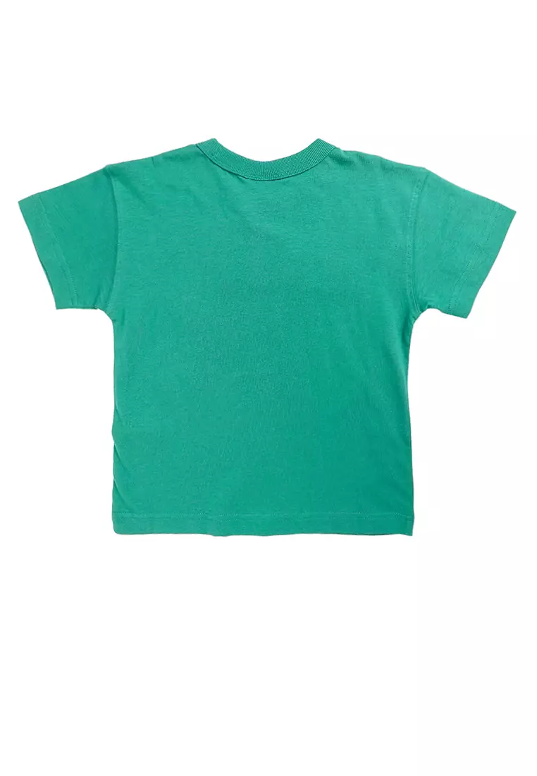 License Drop Shoulder Short Sleeves Tee