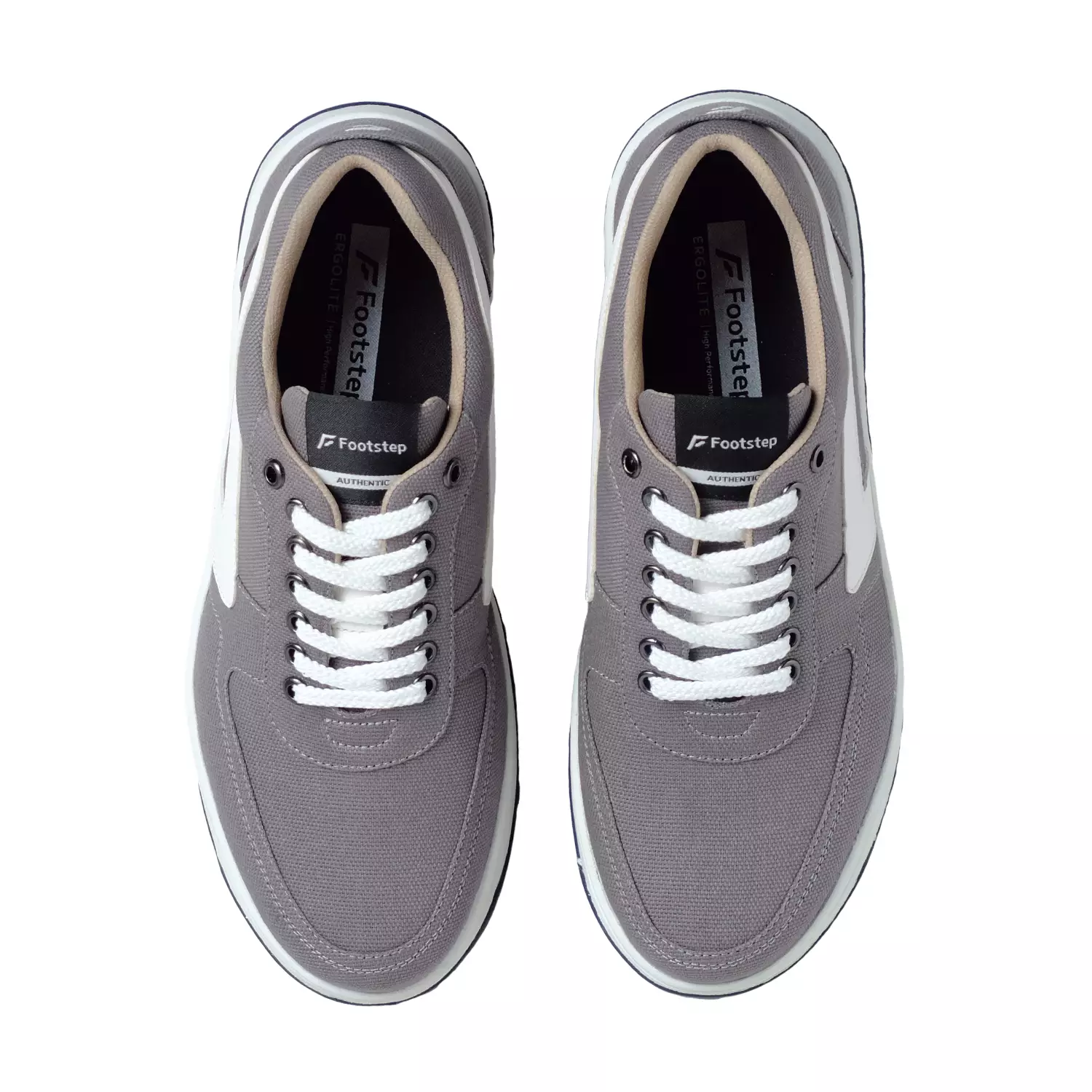 Footstep Footwear Sepatu Pria Sneakers POP Fonte Grey Original Shoes