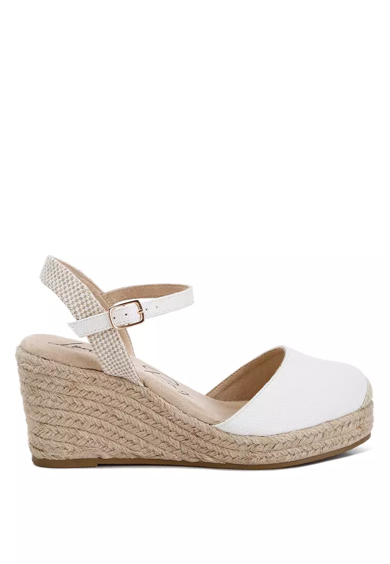 Low espadrille wedges uk best sale