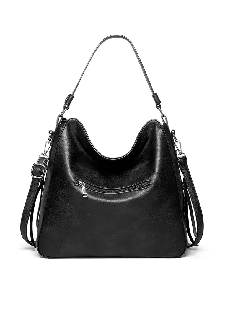 Stylish Faux Leather Tote Bag DP252