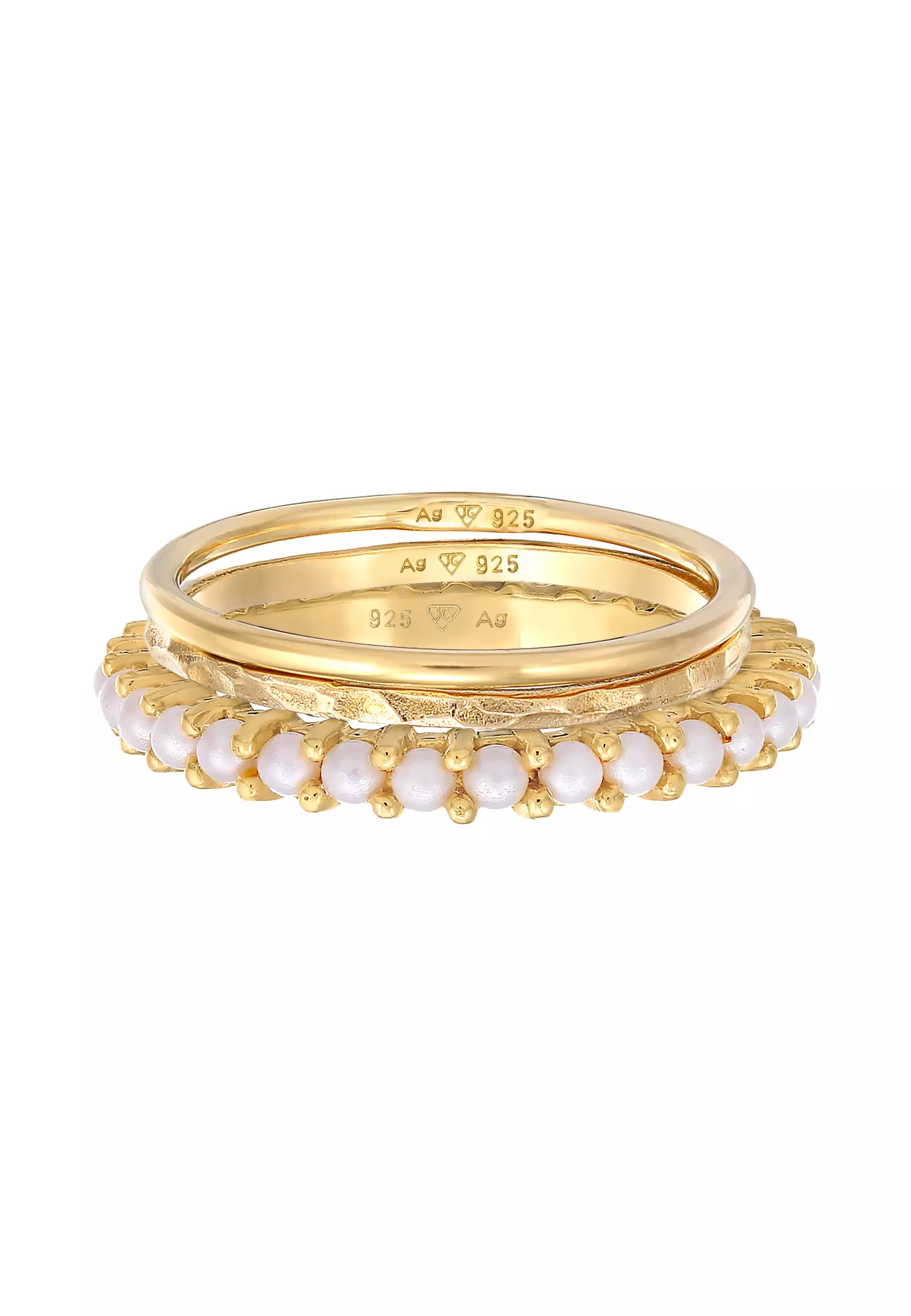 Ring Stack B Trend In 925 Sterling Silver