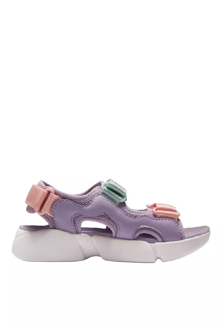 Fila sandals sales kids purple