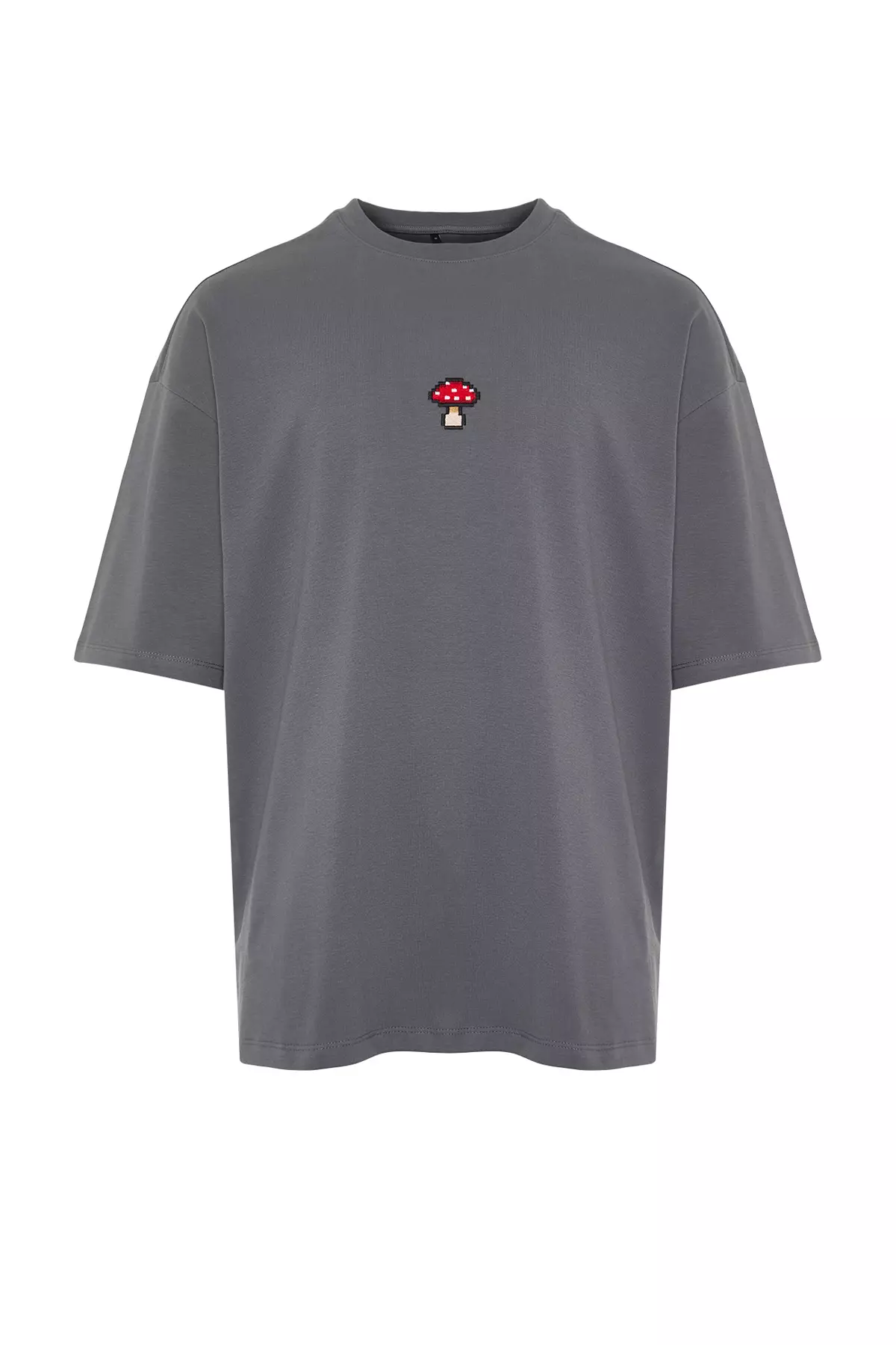 Mushroom Embroidery T-Shirt