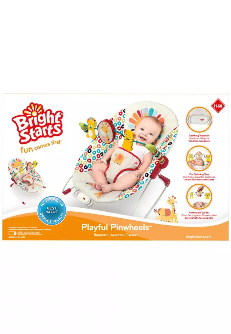 Buy Bright Starts Playful Pinwheels Bouncer 2024 Online ZALORA