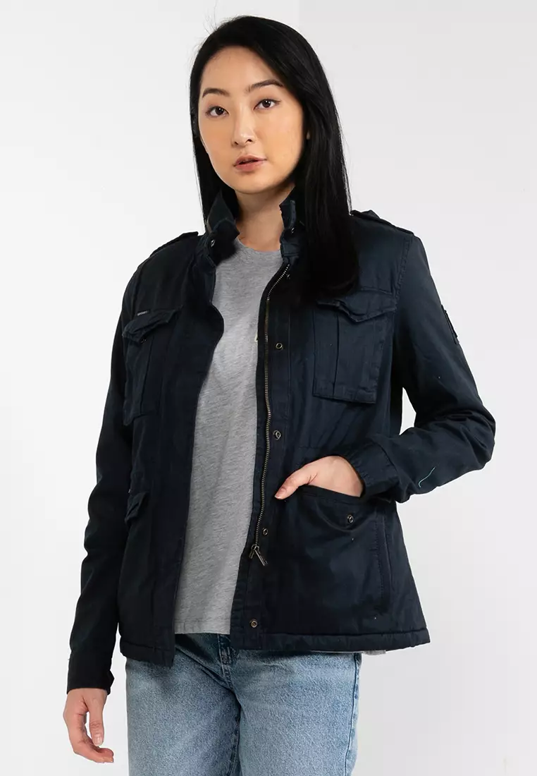 Superdry rookie hotsell leather jacket