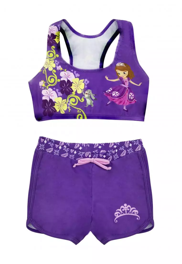 Sofia The First Boyleg Set Girls Swimwear