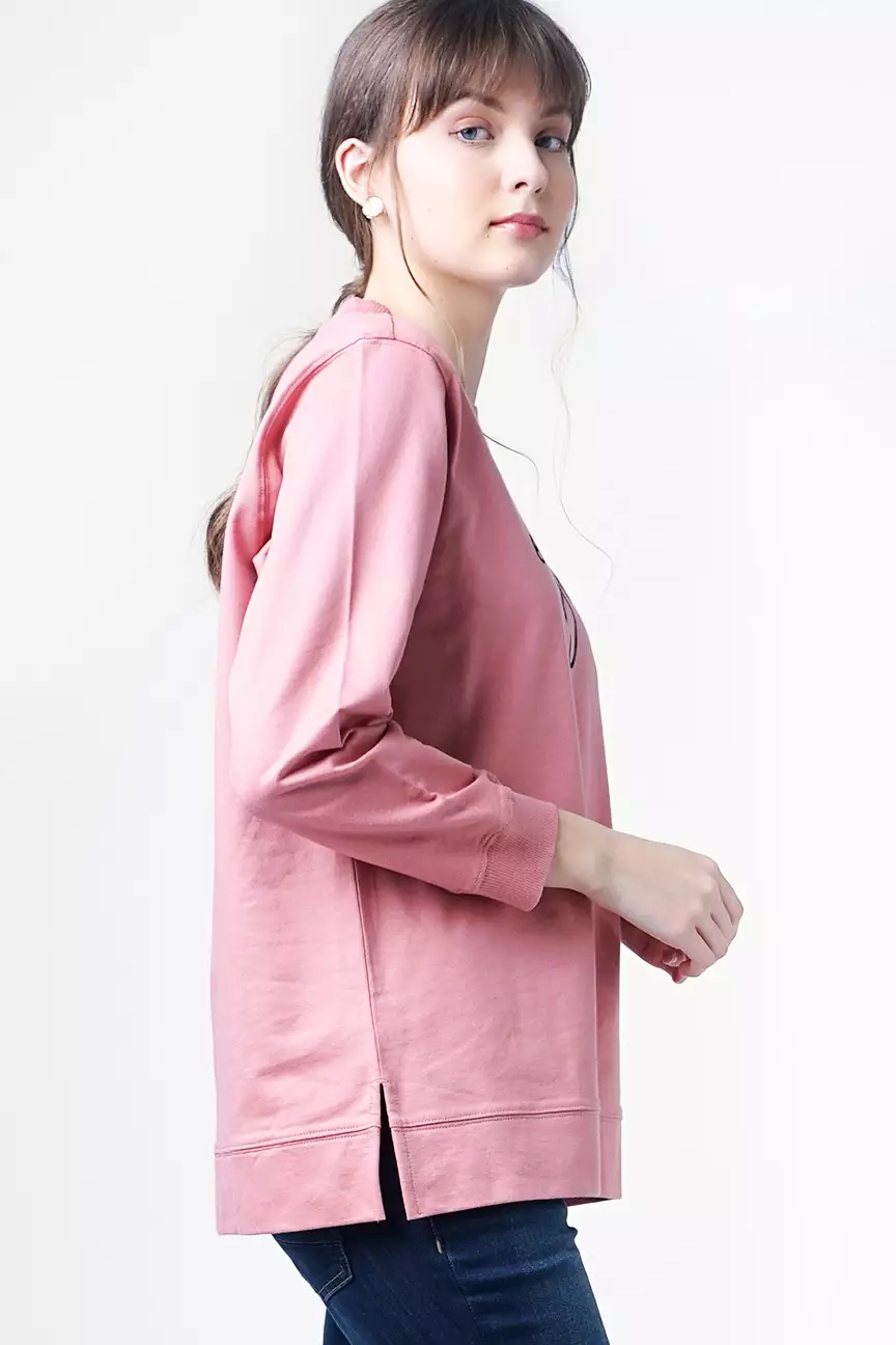 Sweater Wanita Athan Pink