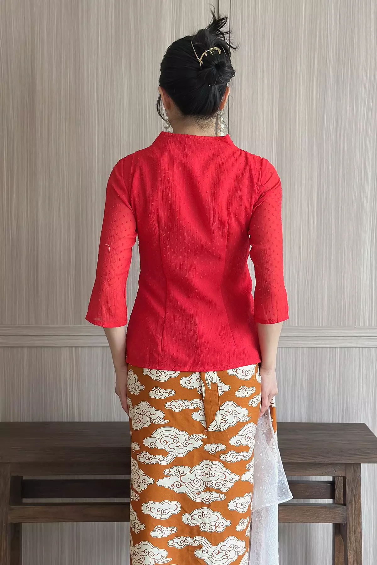 Jeng Dipha Rubiah Merah Kebaya Janggan