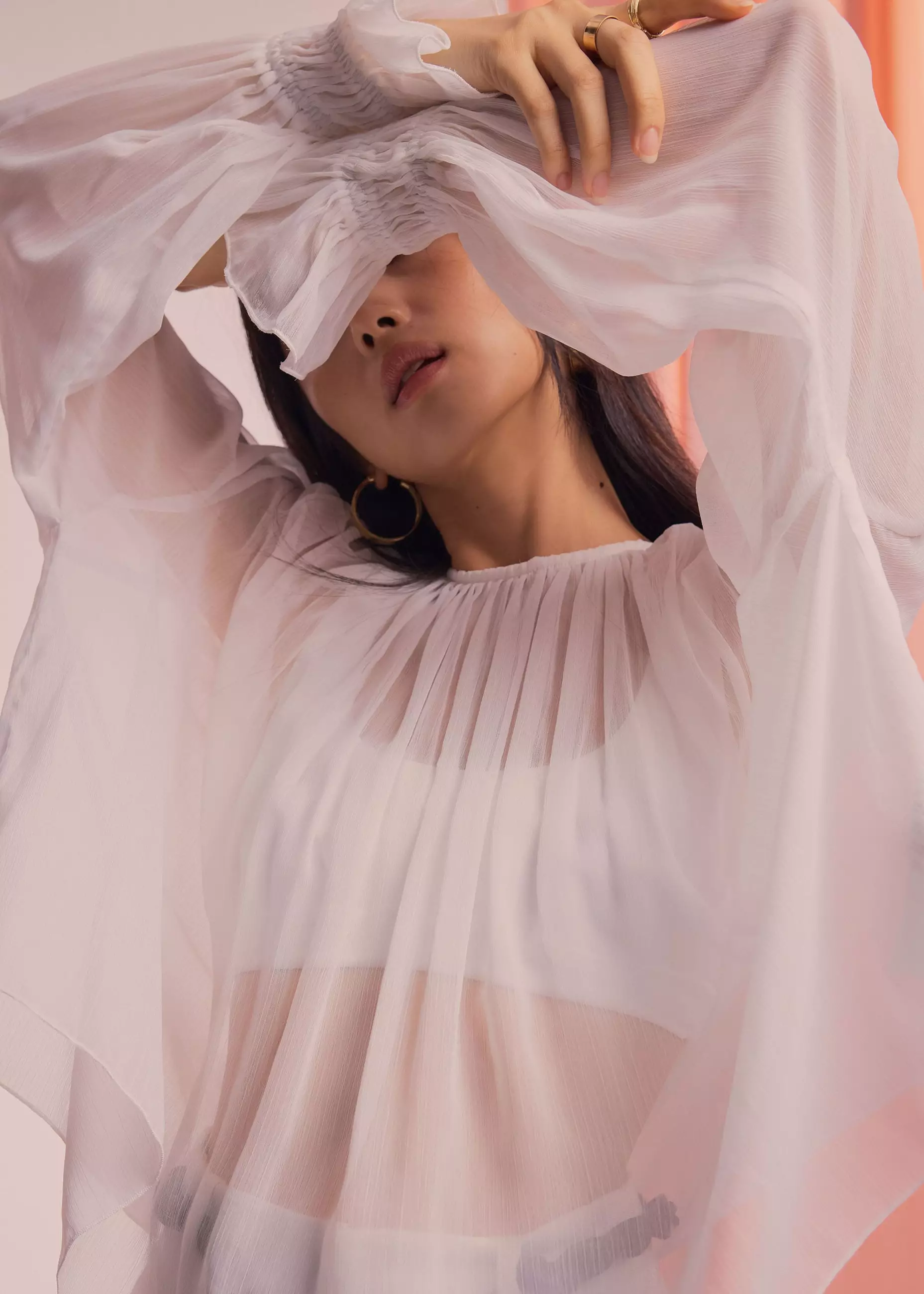 Atasan Wanita - Sheer Poet Blouse