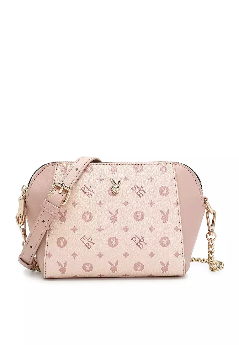 Playboy bunny monogram online sling bag