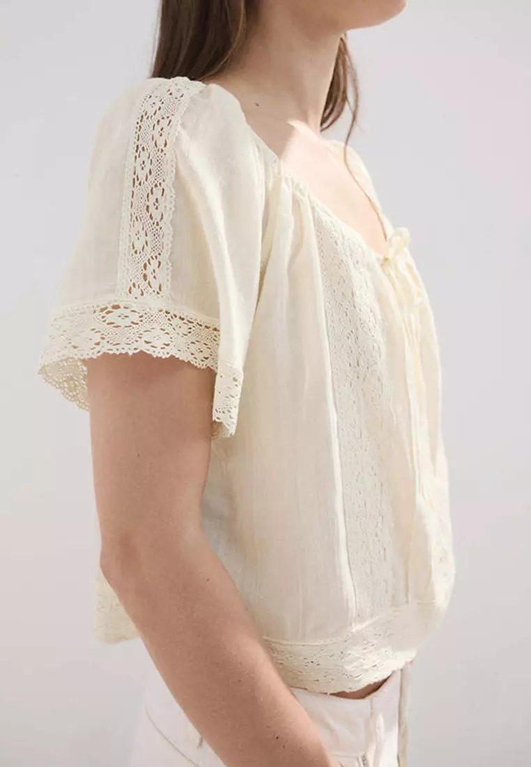Cotton Lace Blouse