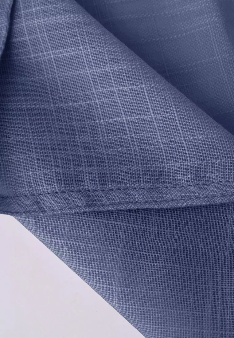 Cotton Bee - Nakeya Shawl | Hijab Pashmina | Viscose Linen - Royal Blue