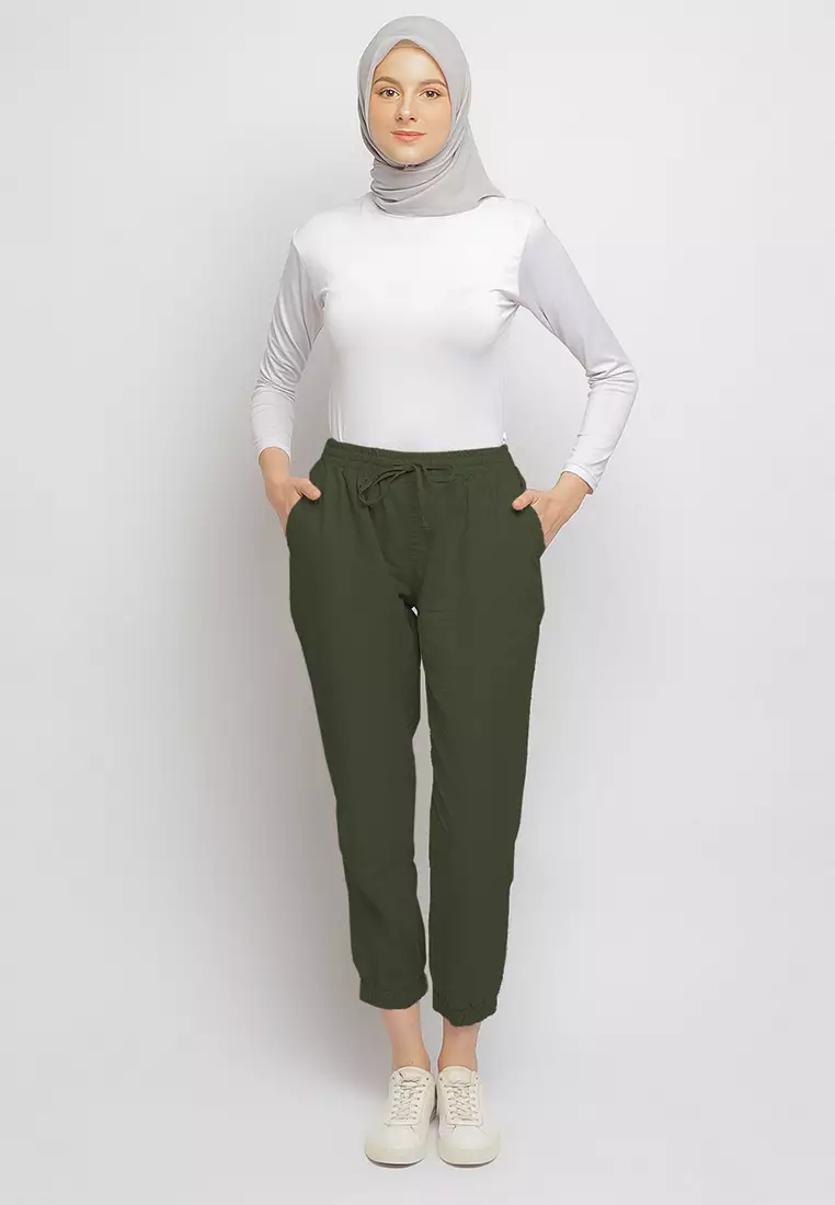 Flamoush Wataru Green Pants Jogger
