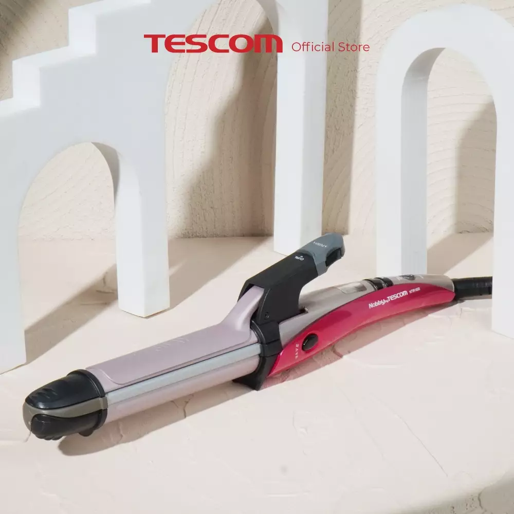 Tescom Catokan Pengeriting Rambut 3 ways Hair Iron NTIR1650