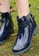 Twenty Eight Shoes blue VANSA Shiny Short Rain Boots VSW-R610 CFAEBSH1CCE70BGS_5